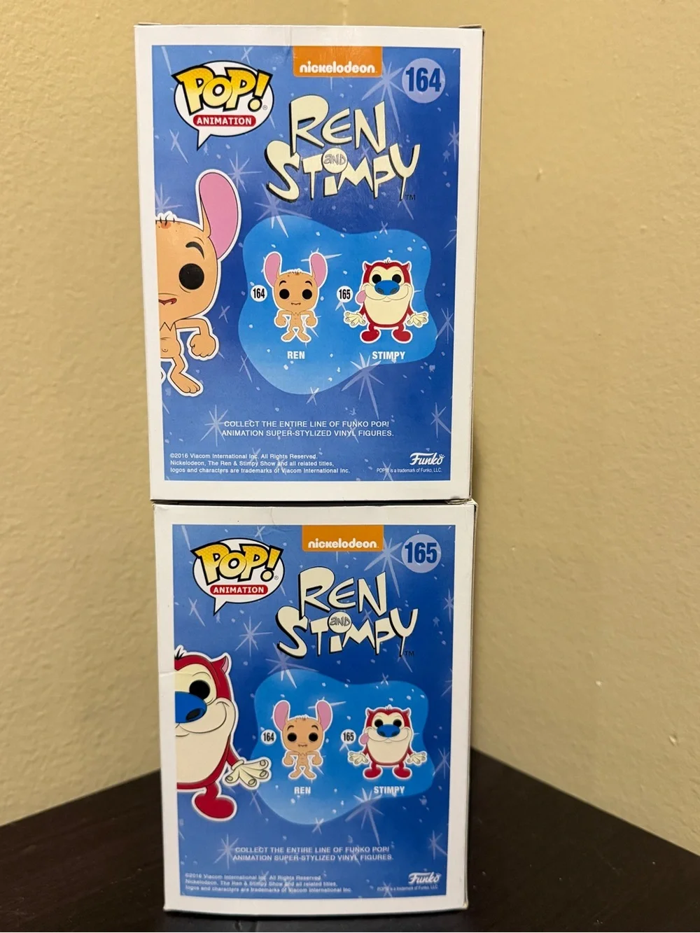 BNIB Funko Ren & Stimpy Pop! Vinyl Figures